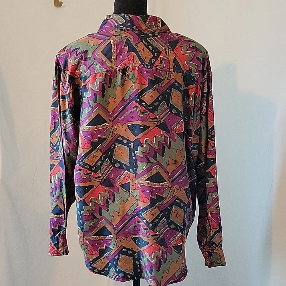 Vintage silk Shirt Jonathan Martin - Picture 3 of 9